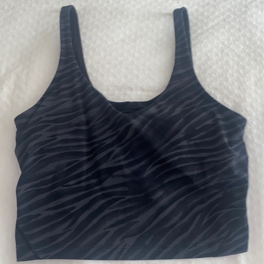 lululemon athletica Black Zebra Align Tank Top